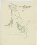 Plan d'une partie de la rivière d'Ougly sur le bord occidental du Gange. Hugh. Cameron. 1764