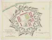 Plan du fort Williams de calcuta, au Bengale. Louis-Marie-Joseph Ohier. Grandpré. 1790