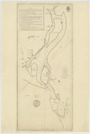 A correct chart of the river and bay of Nagore, june 1779 ; T. Dibdin W. Petrie. 1785