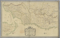  Carte de la coste de Coromandel qui comprend au sud le Tineveley, le grand et petit Marava et le Tanjaour, et au nord, le Carnate,... 1793-1795