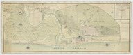 Plan general des dependances de Pondichery aux Indes orientalles sur la coste de Coromandel avec les ouvrages proposez et faits en 1702 et 1703. Denis de. Nyon. 1704