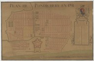 Plan de Pondichery en 1741 : telle que cette place etoit sous le gouvernement du sieur Dumas. 1741