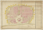 Plan de la ville et citadelle de Pondichery. Pierre Basile de. Sornay. 1756