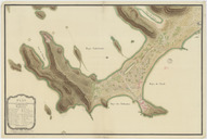  Plan des forts de Trinquemaley et d'Ostembourg. 1782