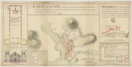 Carte de Mahé. Louis. Paradis de la Roche. 1738