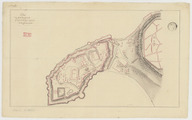 Plan du fort de Geriah pris par l'escadre angloise le 13 février 1756