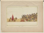 Recueil factice. Dessins en couleurs de divinités indiennes 1770-1785