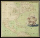 Carte de l'Amérique septentrionale et partie de la méridionale depuis l'embouchure de la rivière St Laurens  C. Bernou. 1681