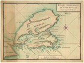 Portefeuille 131 du fonds du Service hydrographique de la Marine consacré à l'Ile du Cap-Breton et à l'Ile de Sable J.-N. Bellin. 18e