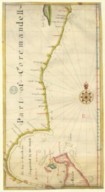 [Carte anglaise de la côte nord de Ceylan et de la côte de Coromandel]. 1600-1799