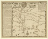 Carte de la Province de la Loüisiane autrefois le Mississipy. Dumont de Montigny. C. 1740 