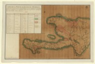 Carte de la partie française de St. Domingue où l'on voit les parties qui en ont été relevées. Devilaire. 1789