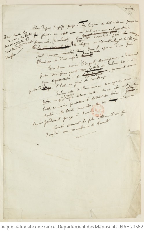 Œuvres Manuscrites De Gustave Flaubert (manuscrits Définitifs, Avec ...