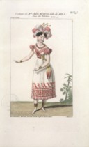 Les Natchez, mélodrame de Pixérécourt : costume d'Adèle Dupuis  Maleuvre. 1827