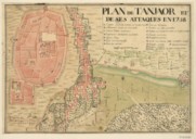 Plan de Tanjaor et de ses attaques en 1758  1758