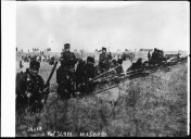 Manoeuvres internationales à Tientsin, la ligne de feu française Agence Rol. 1913