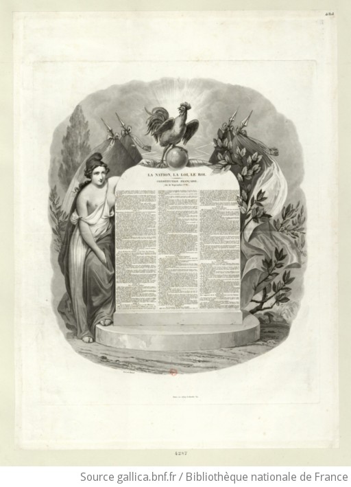 CONSTITUTION FRANÇAISE], Loi. Constitution françoise. Donnée à Paris, le 14  septembre 1791. Alençon : Malassis le jeune, 1791.