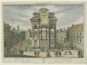 Arc Triomphal à Canton  P. van Blanckaert. 1750