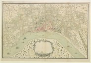 Plan de Chandernagor et de ses environs  1758