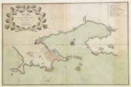 Plan du port et de la ville de Louisbourg, en l'Isle Roialle 1758