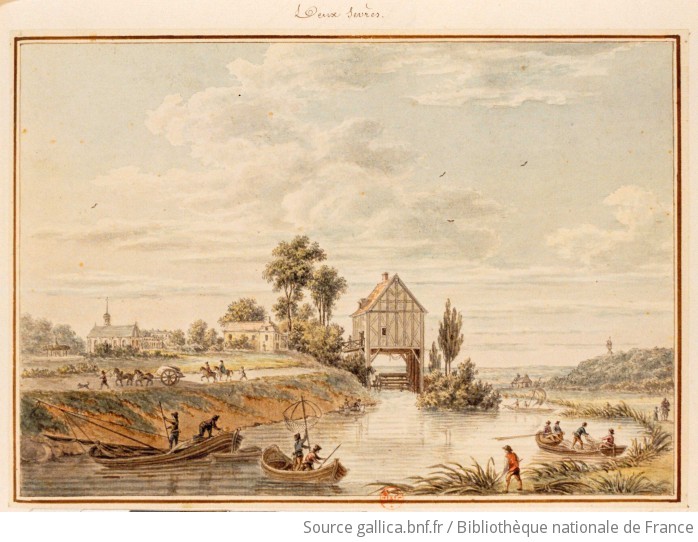 Deux Sèvres Moulin à Eau Dessin Tavernier De