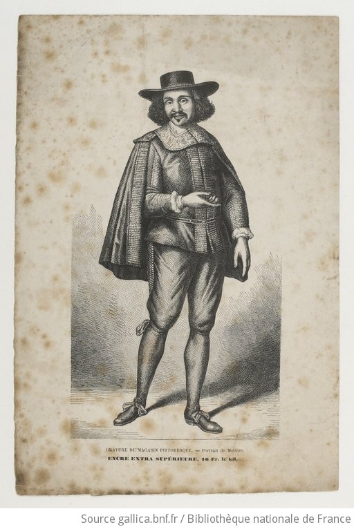 [Molière : Biographie : Documents Iconographiques] | Gallica