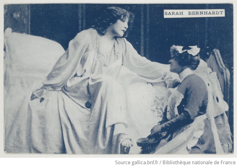 Sarah Bernhardt Dans La Dame Aux Camélias Pièce Dalexandre Dumas