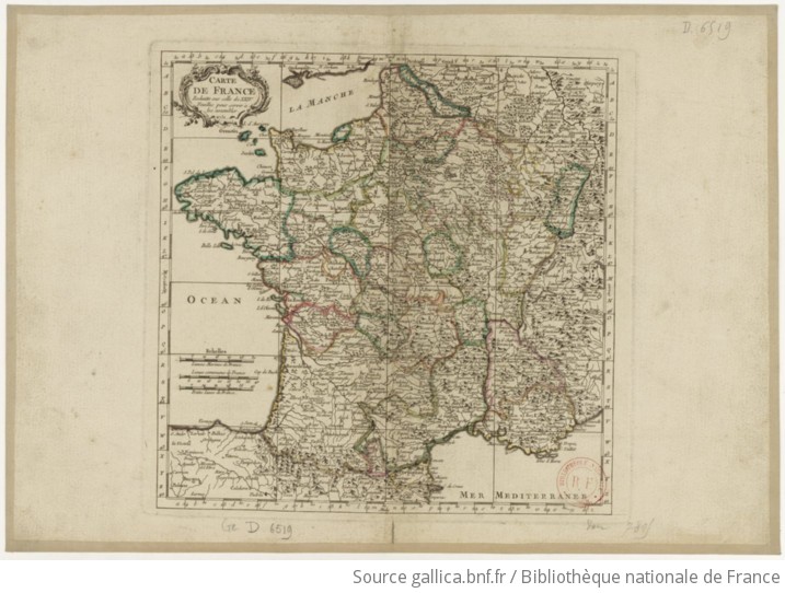 Atlas Géographique Et Militaire De La France Divisé En 2 Parties | Gallica