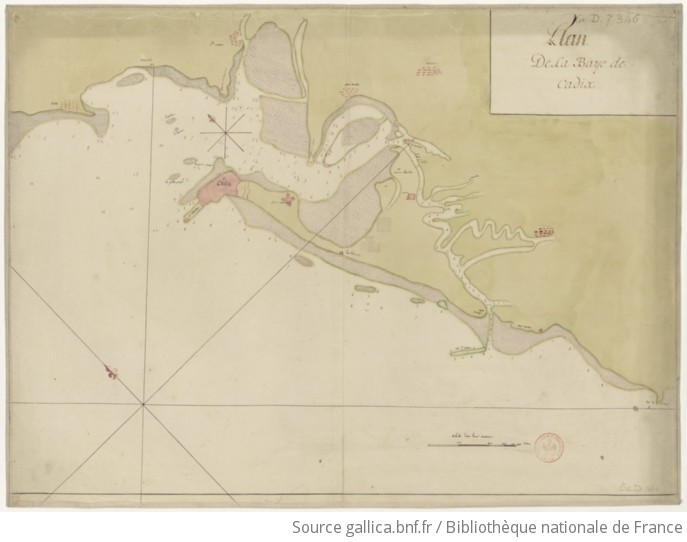 Plan De La Baye De Cadix Gallica 3635