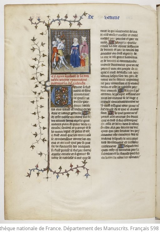 Giovanni Boccaccio, De Claris mulieribus, traduction anonyme en ...