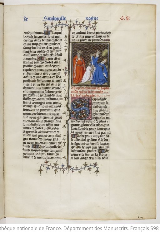 Giovanni Boccaccio, De Claris mulieribus, traduction anonyme en ...