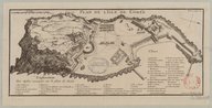 Plan de l'isle de Gorée F. Baillieul l'Ainé. 18e 