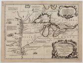 Partie occidentale du Canada ou de la Nouvelle France où sont les nations des Illinois, de Tracy (...)V. M. Coronelli ; J.-N. de Tralage. 1688 