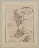 Carte des isles de St Pierre et de Miquelon. J-N, Bellin. 1764