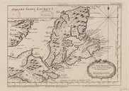 L'Isle Royale située à l'entrée du golphe de Saint Laurent  J.-N. Bellin. 1764