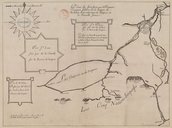 Plans des forts faicts par le régiment Carignan Salières sur la rivière de Richelieu 1666