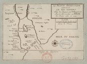 La France antarctique autrement le Rio de Janeiro / tirée des voyages que Villegagnon et Jean de Leri ont faits au Brésil les années 1557 et 1558  N. Durand de Léry Villegagnon. 1800