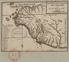 Carte du Gouvernement de Cayenne ou France Aequinoctiale  F. Froger. 1698