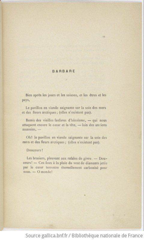 Les Illuminations Arthur Rimbaud Notice Par Paul Verlaine Gallica 9353