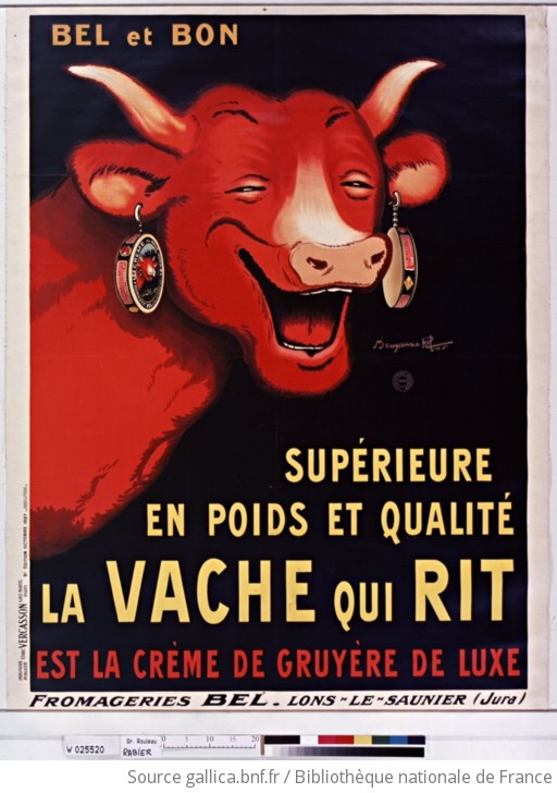 Vintage poster – Cahier de brouillon - La vache qui rit – Galerie