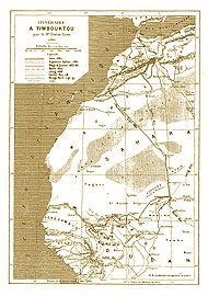 Itinéraire à Timbouktou par le Dr Edgar Lenz, Bulletin de la Société de géographie de Paris, 1881 