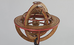 Accéder à la page "Sphère armillaire selon le système de Ptolémée, J.Baradelle, vers 1740"