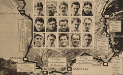 Accéder à la page "Cartes des éditions du Tour de France cycliste de 1919 à 1929"