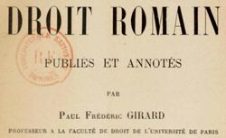 Accéder à la page "Girard, Paul-Frédéric (1852-1926)"