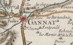 Accéder à la page "Feuille 51 - Gannat, Saint-Pourçain"