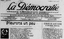 Accéder à la page "Démocratie (La) (Saint-Denis, La Réunion)"