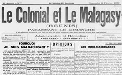 Accéder à la page "Colonial (Le) et Malagasy (Le), réunis"