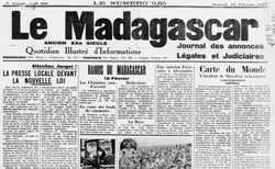 Accéder à la page "Madagascar (Le) : ancien XXe siècle"