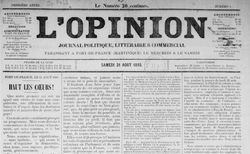 Accéder à la page "Opinion (L') (Fort-de-France, Martinique)"
