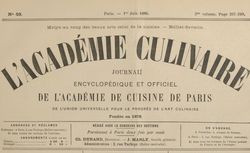Accéder à la page "Académie culinaire"